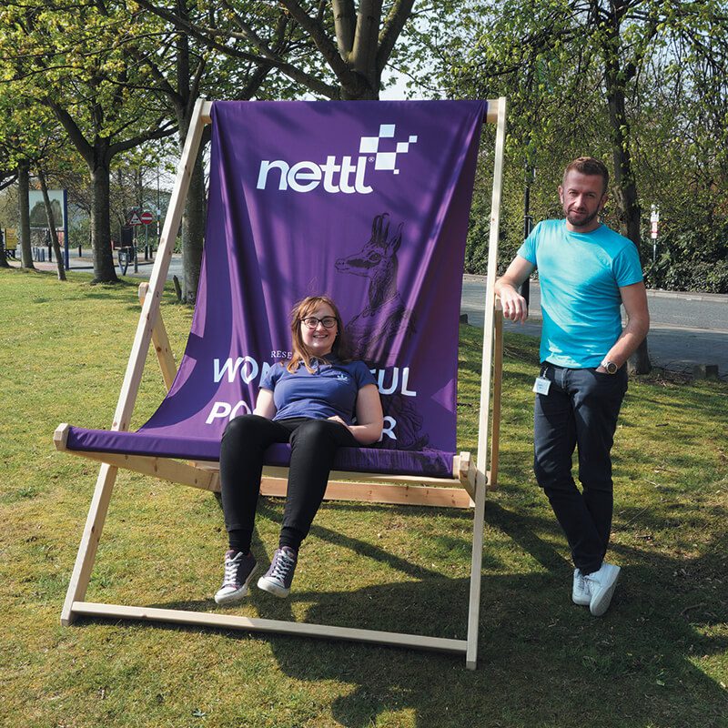 Gigantic Branded Deckchair