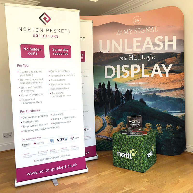 Norton Peskett Solicitors Premium Roller Banners