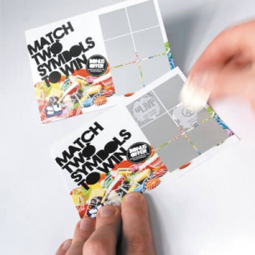 Promotional Scratch Cards