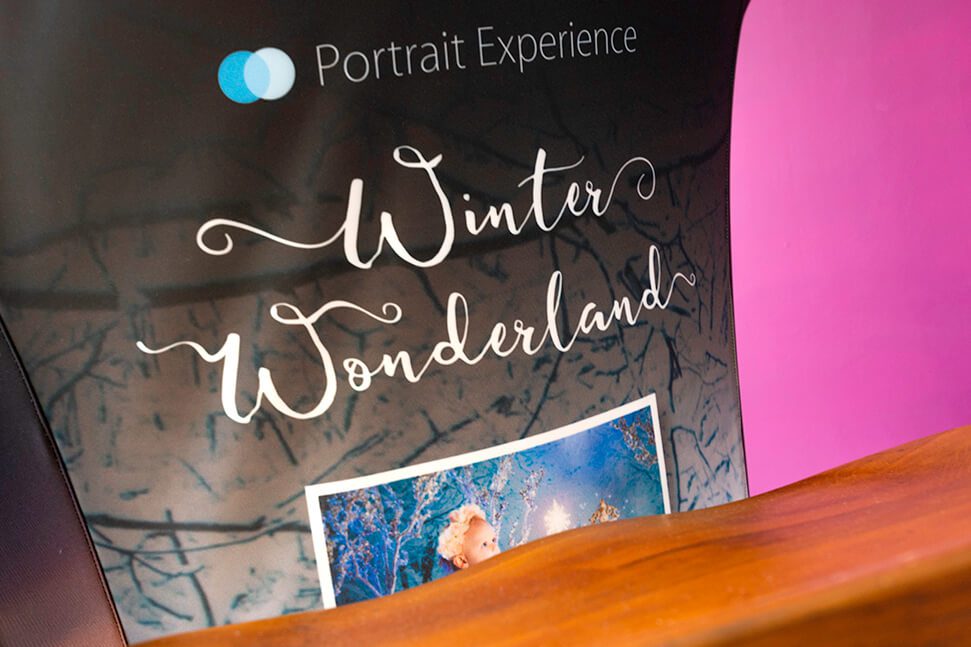 We’re just loving the Portrait Experience branded table