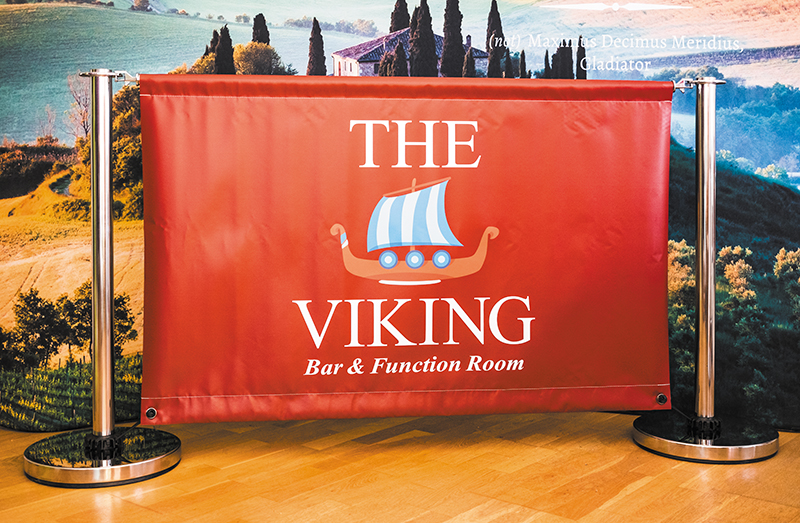 The Viking Café Barriers