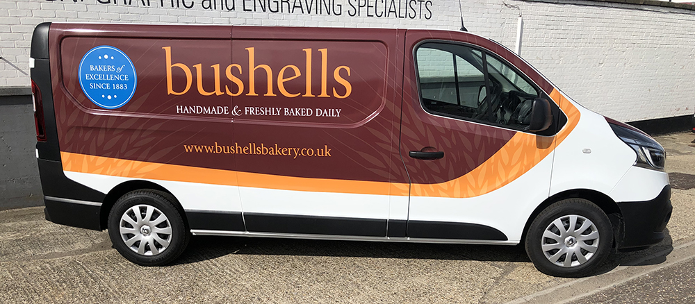 New van and new look graphics for Bushells