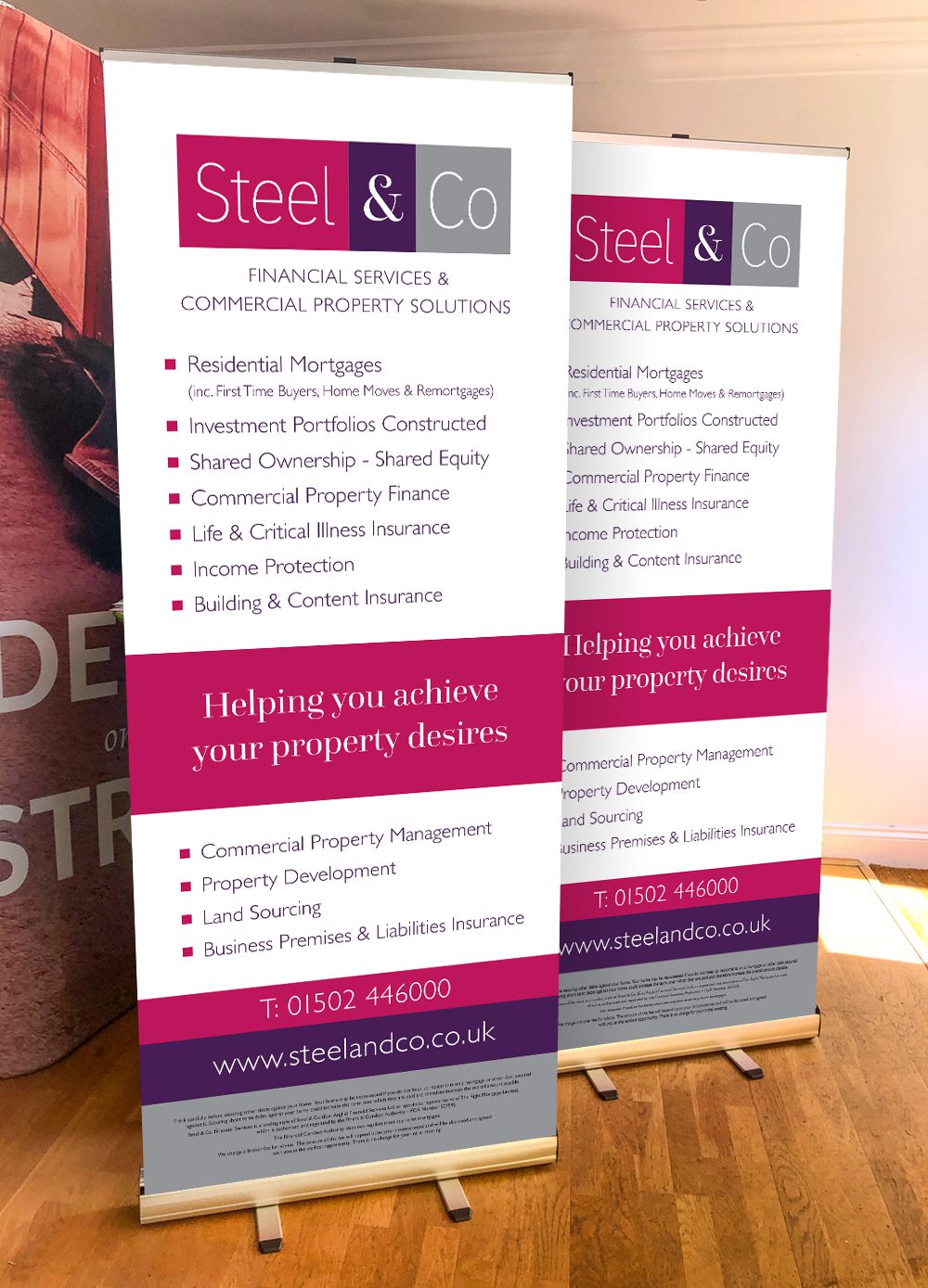 There’s nothing as quick to erect as a roller banner!